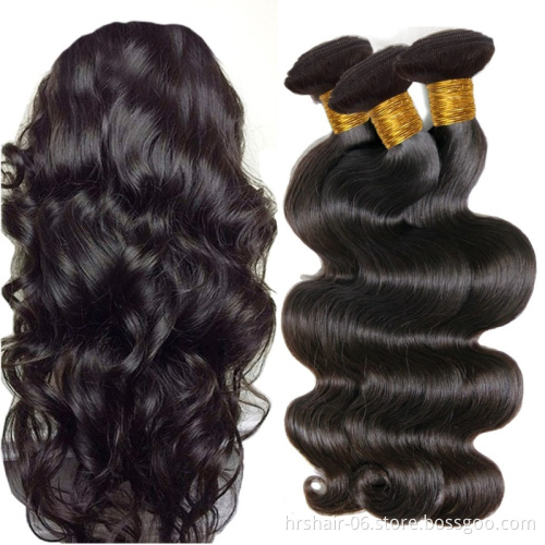 wholesale price 8A grade 8-30 inch unprocessed human  hair customized color body wave bundles
